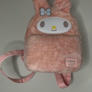 My Melody Pink Plush Backpack